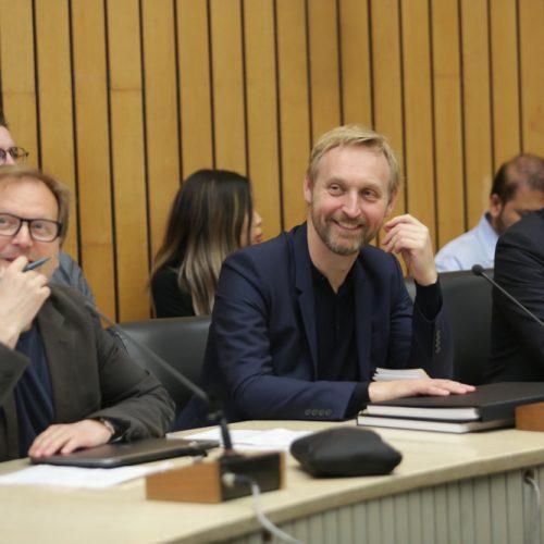 Judges at the Etobicoke Civic Centre Design Competition