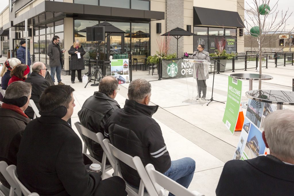 Announcements at 75 Billy Bishop Way Grand Opening