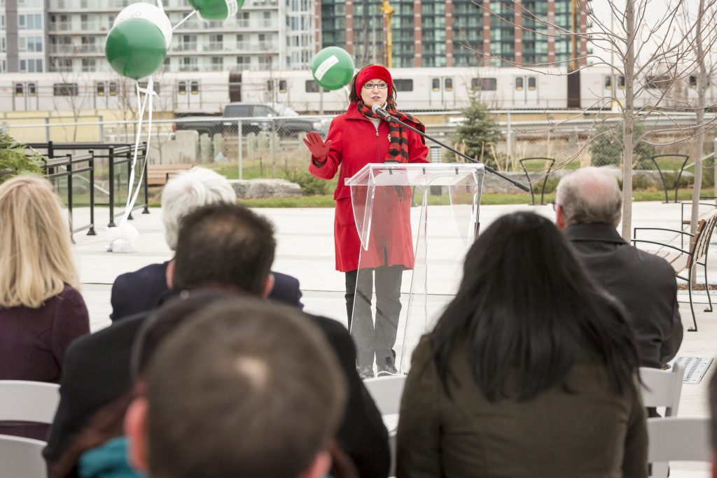 Announcements at 75 Billy Bishop Way Grand Opening