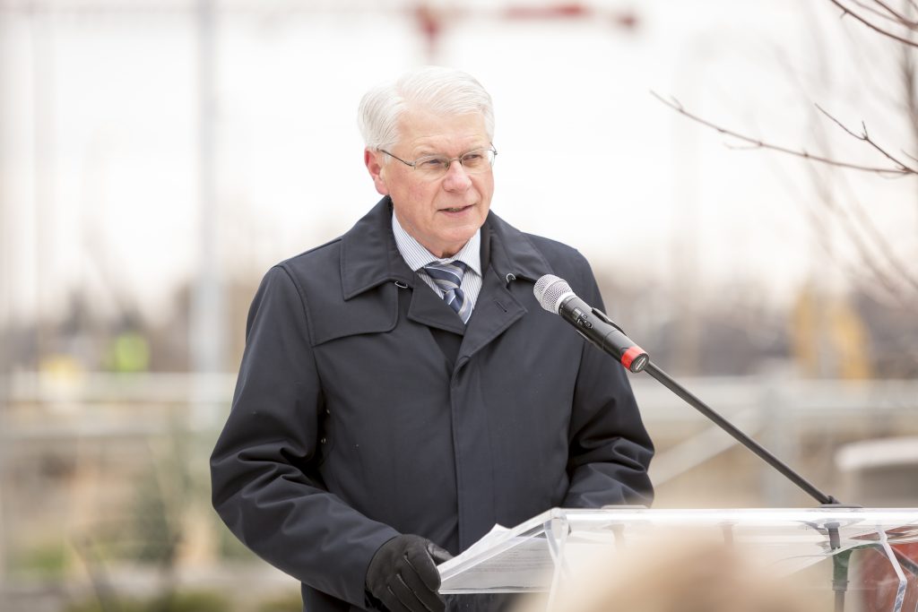 Announcements at 75 Billy Bishop Way Grand Opening